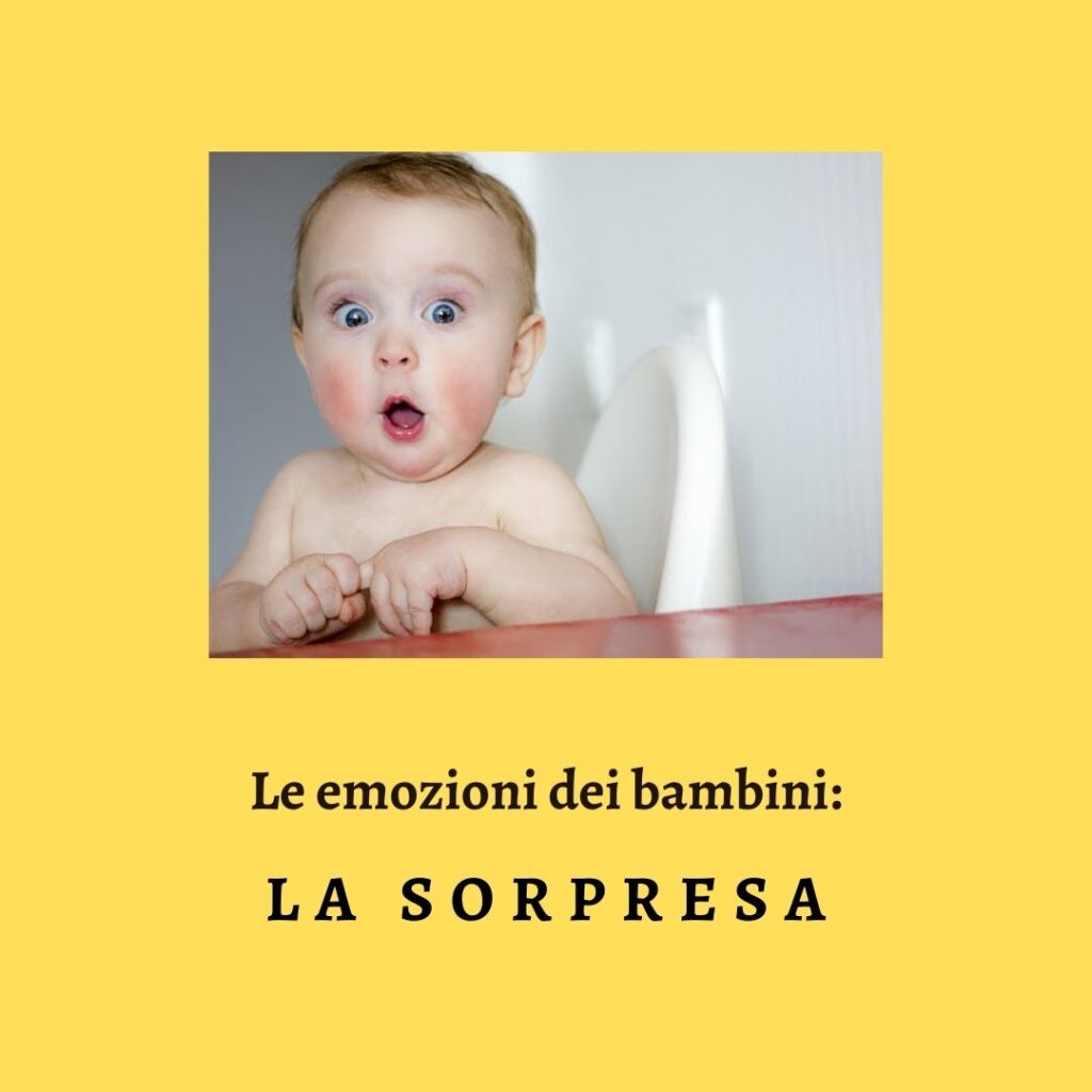 La sorpresa nei bambini 