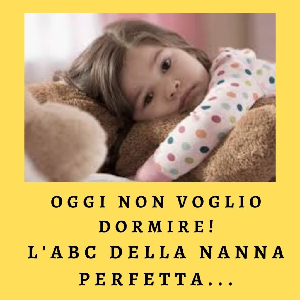 Oggi non voglio dormire 